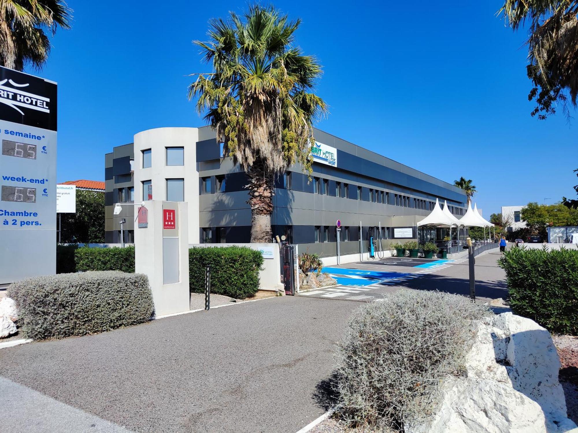 Brit Hotel Porte D'Espagne Perpignan Exterior foto